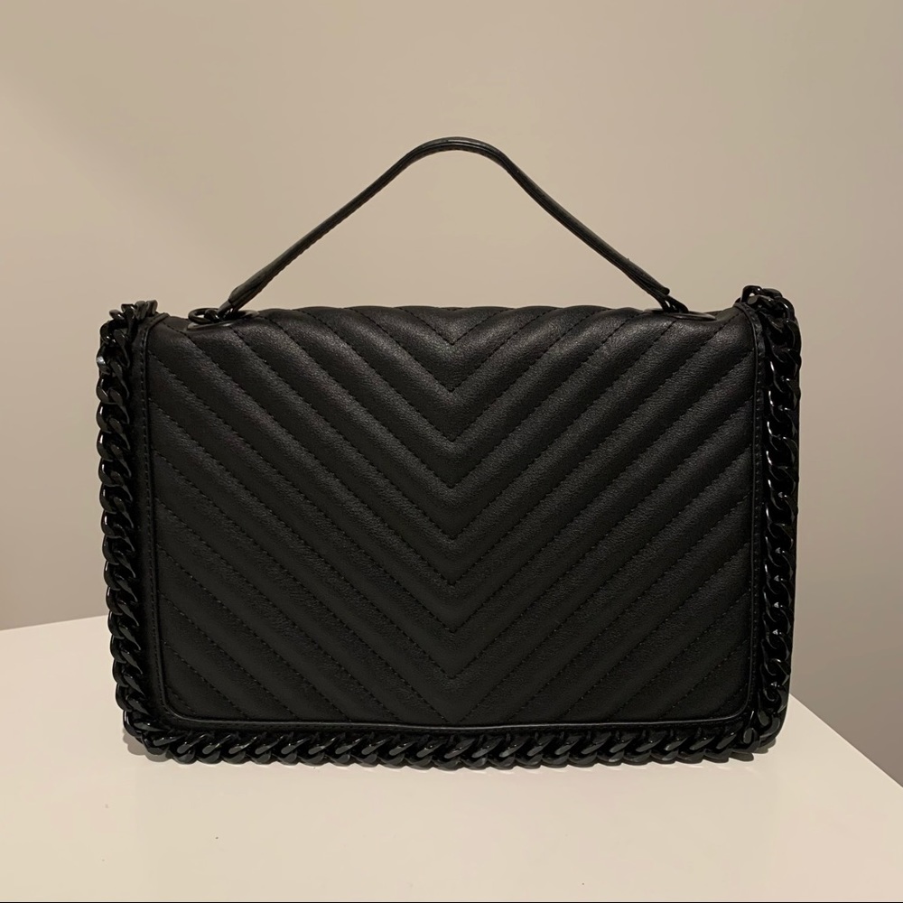 ALDO Black Chain Over the Shoulder Bag